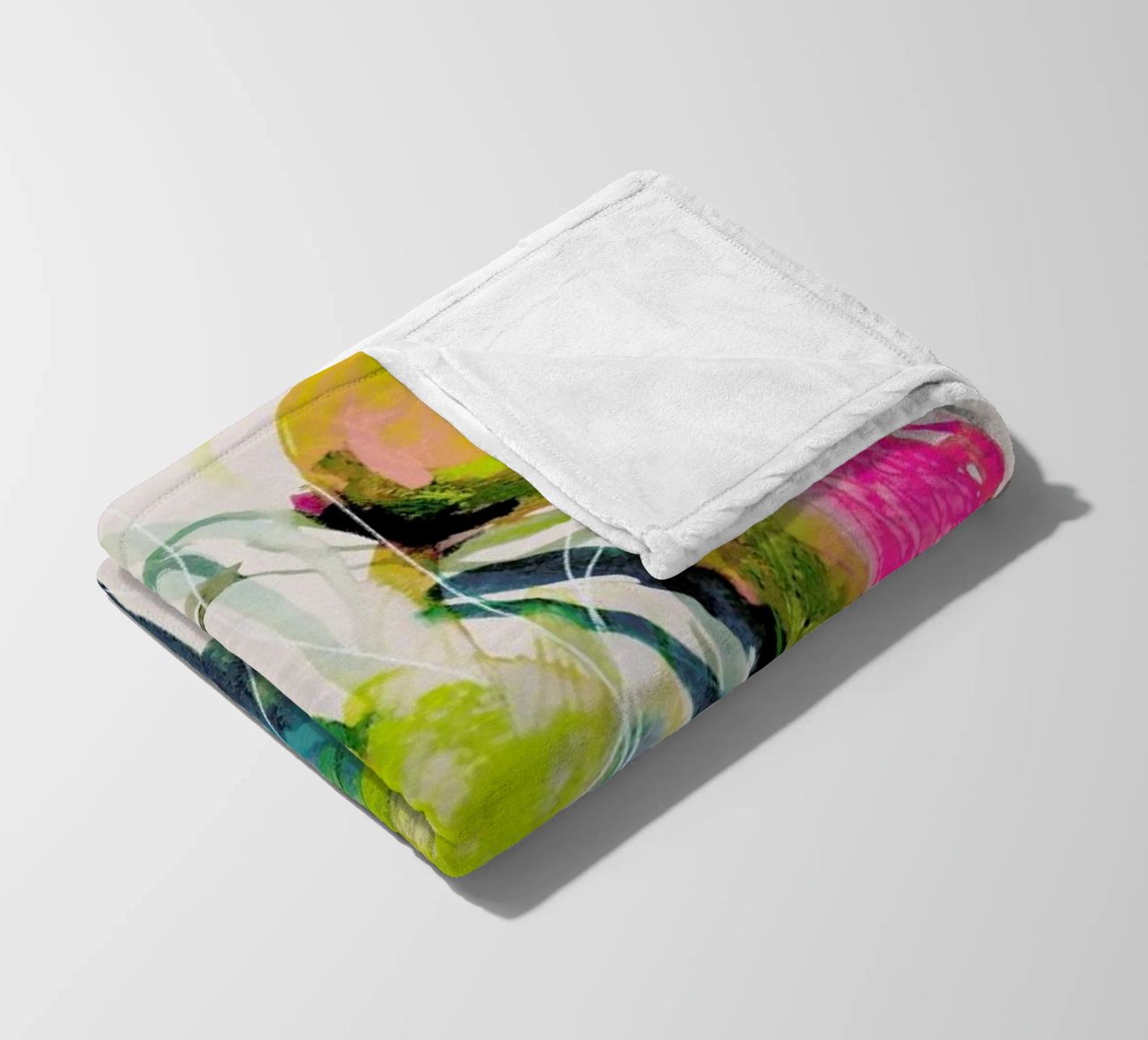 Bloom Series Bright 0919 Fleecedecke von Leigh Viner