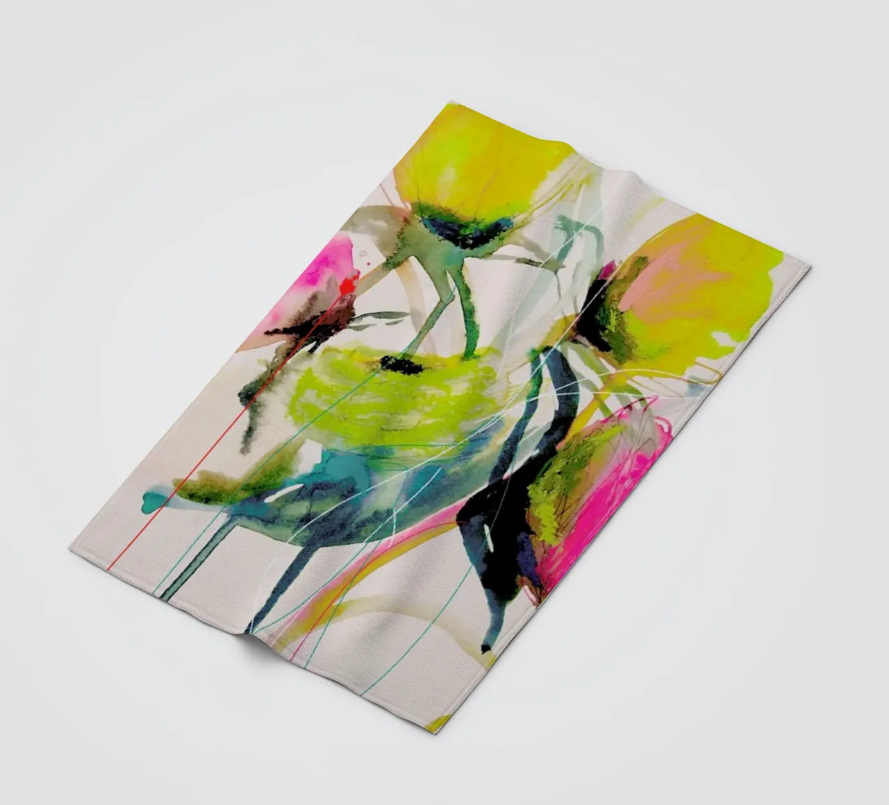 Bloom Series Bright 0919 coperta in pile da Leigh Viner