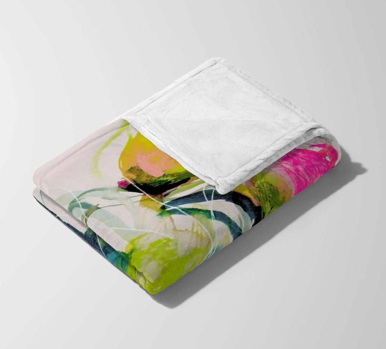 Bloom Series Bright 0919 Fleecedecke von Leigh Viner