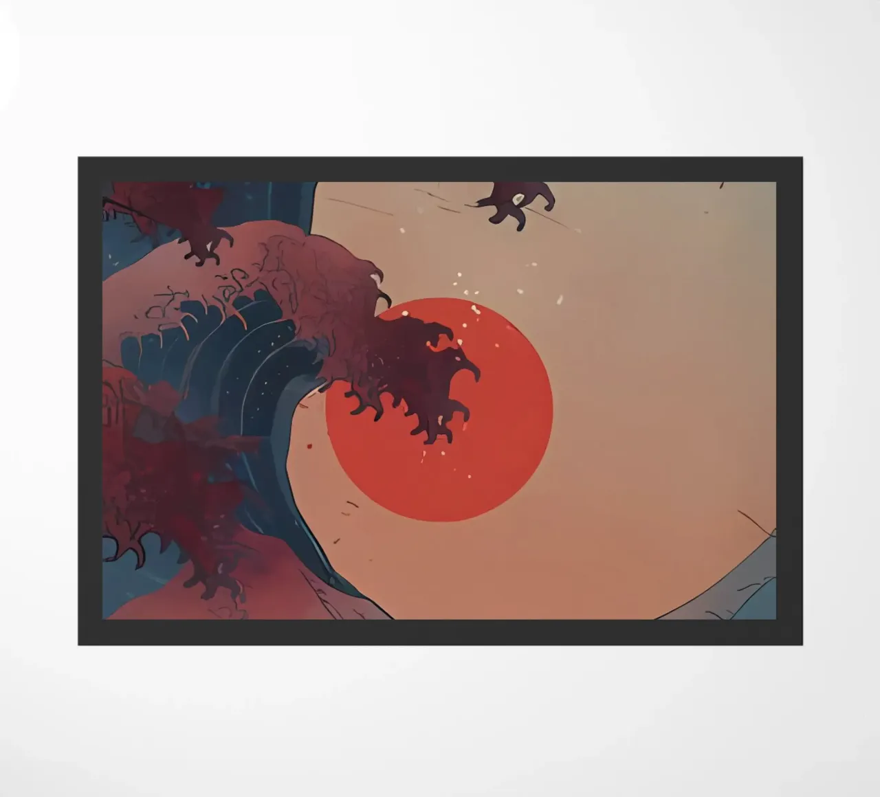 Minimalist Art Poster 413 paillasson de ahmiaLodri
