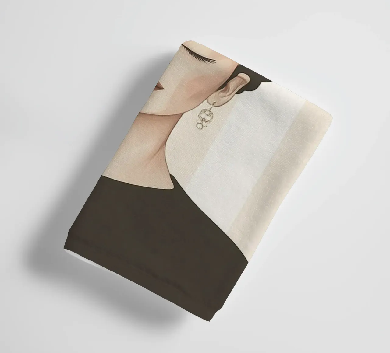 Stripe art with Frida towel by Carinaprint
