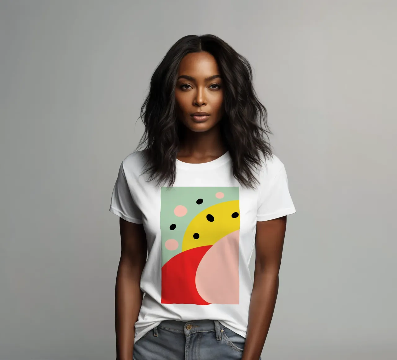 Shine Happy dames t-shirt getailleerd van XOXO Arte