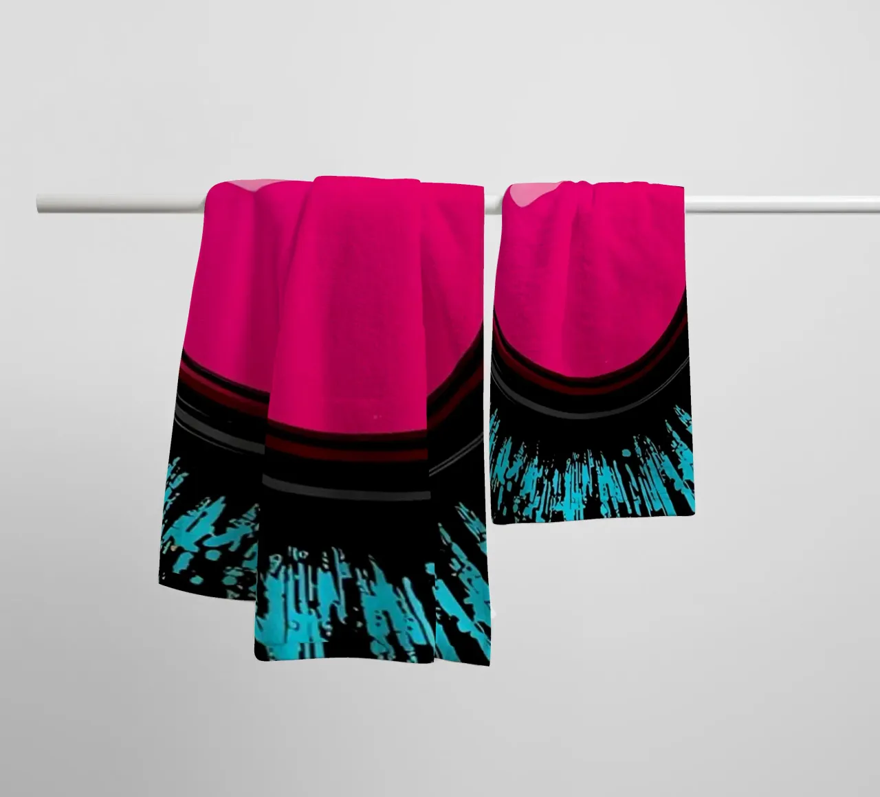 Start Button - Pop Art towel by ColorCrash Gallery