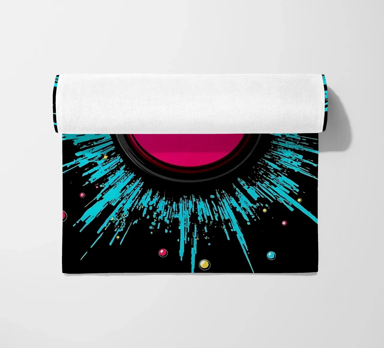 Pulsante di avvio - Pop Art telo mare da ColorCrash Gallery