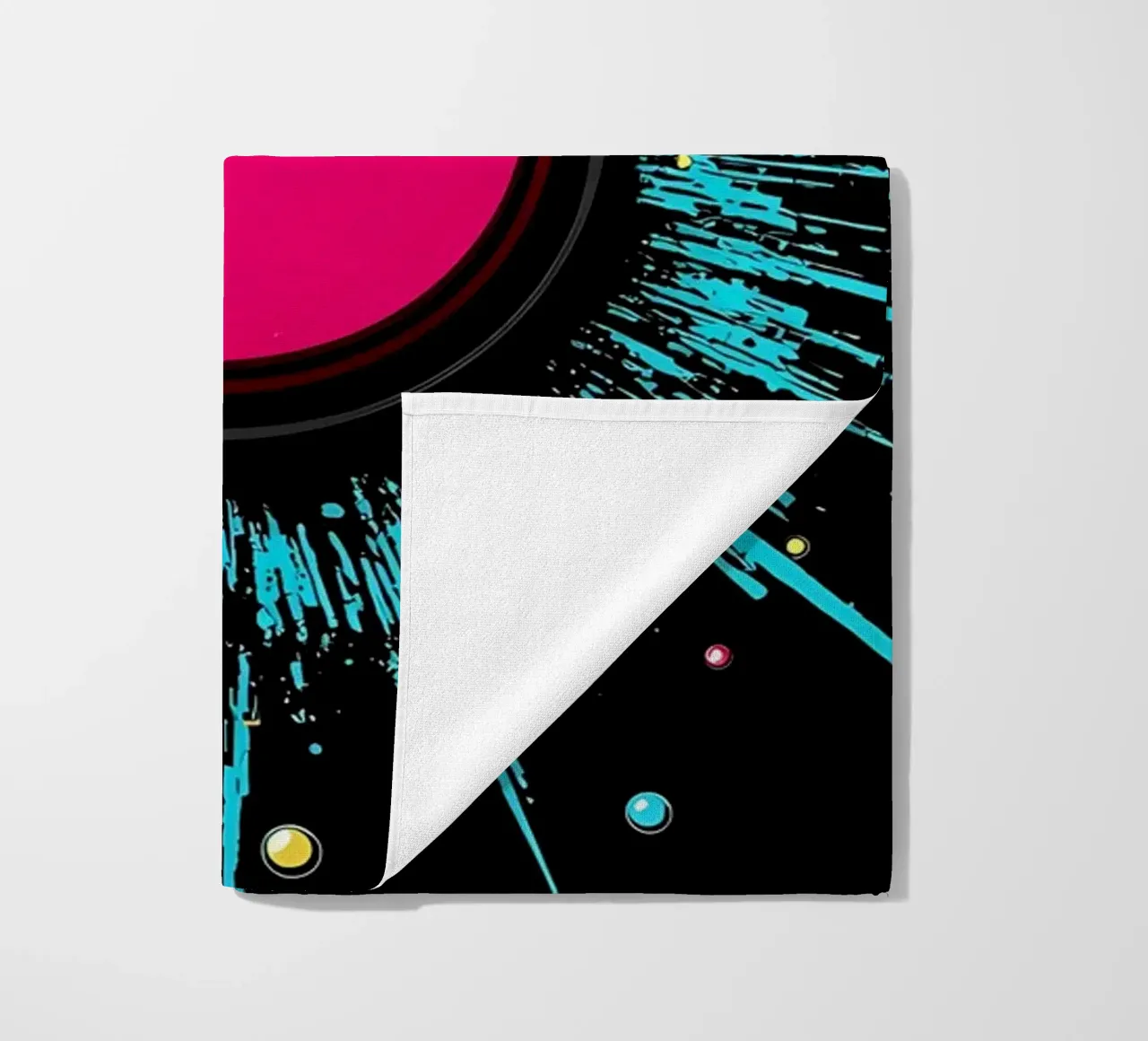 Pulsante di avvio - Pop Art telo mare da ColorCrash Gallery