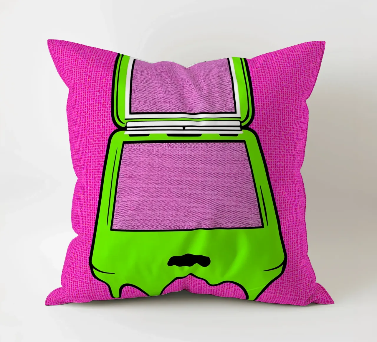 Flip Phone in fusione - Pop Art cuscino da ColorCrash Gallery