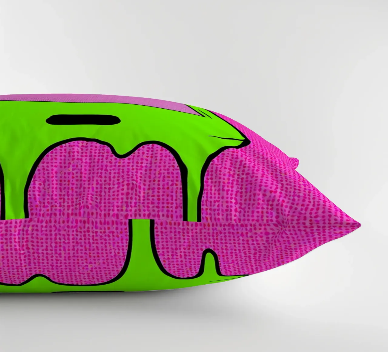 Flip Phone in fusione - Pop Art cuscino da ColorCrash Gallery