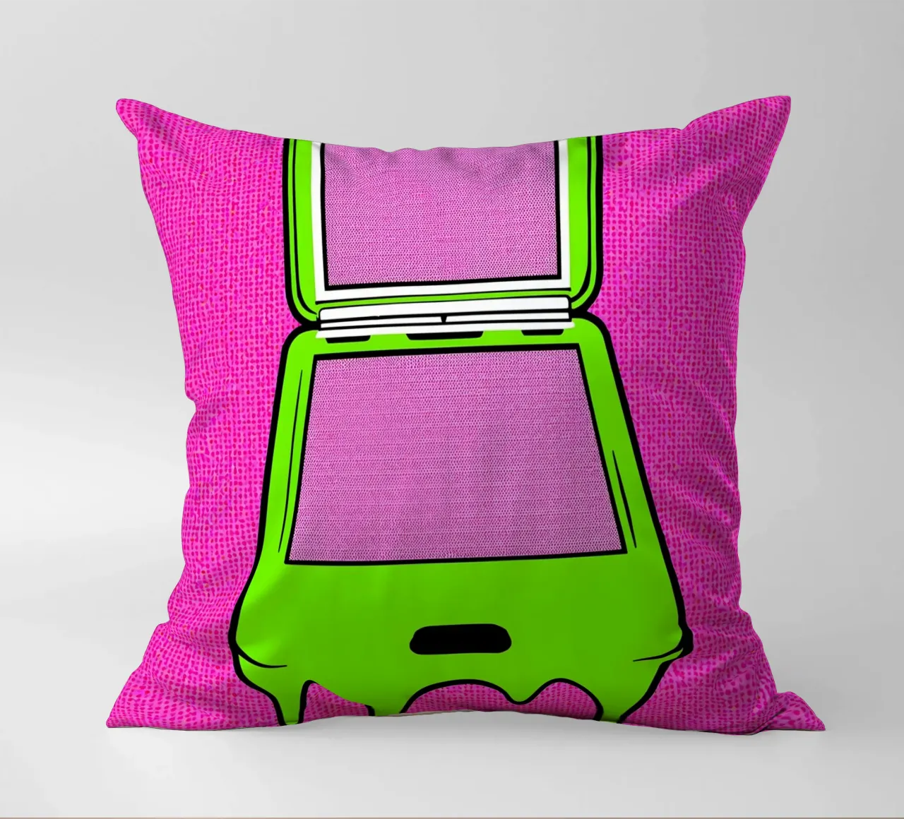 Flip Phone in fusione - Pop Art cuscino da ColorCrash Gallery