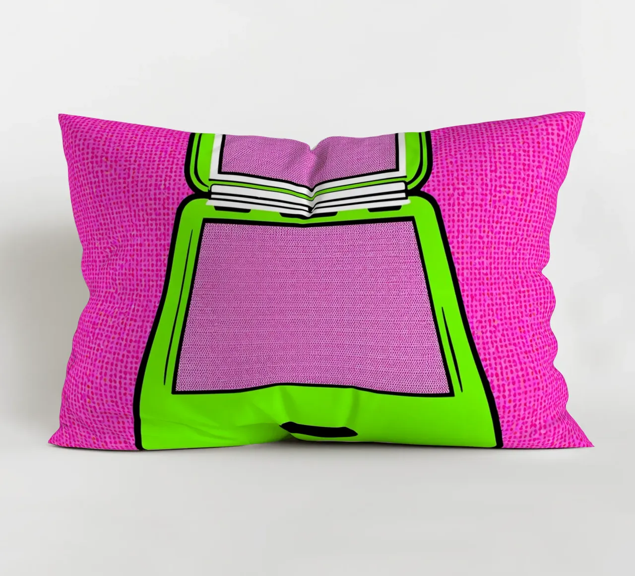 Flip Phone in fusione - Pop Art cuscino da ColorCrash Gallery