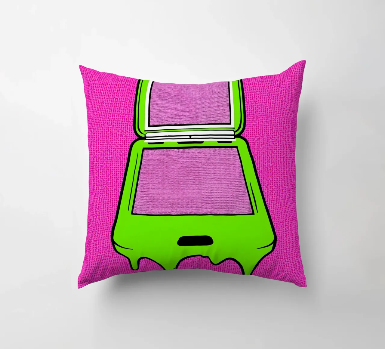 Flip Phone in fusione - Pop Art cuscino da ColorCrash Gallery