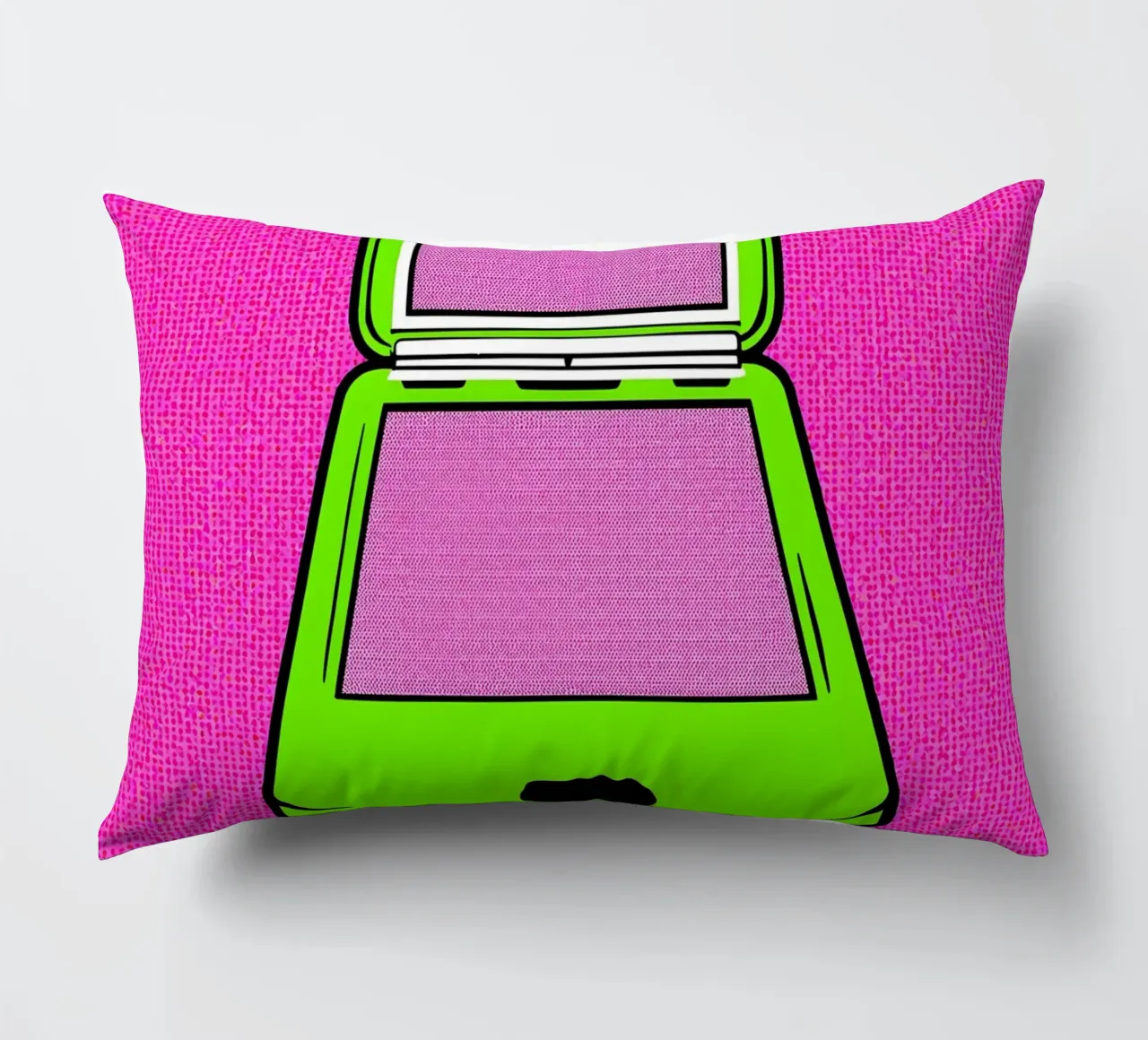 Flip Phone in fusione - Pop Art cuscino da ColorCrash Gallery