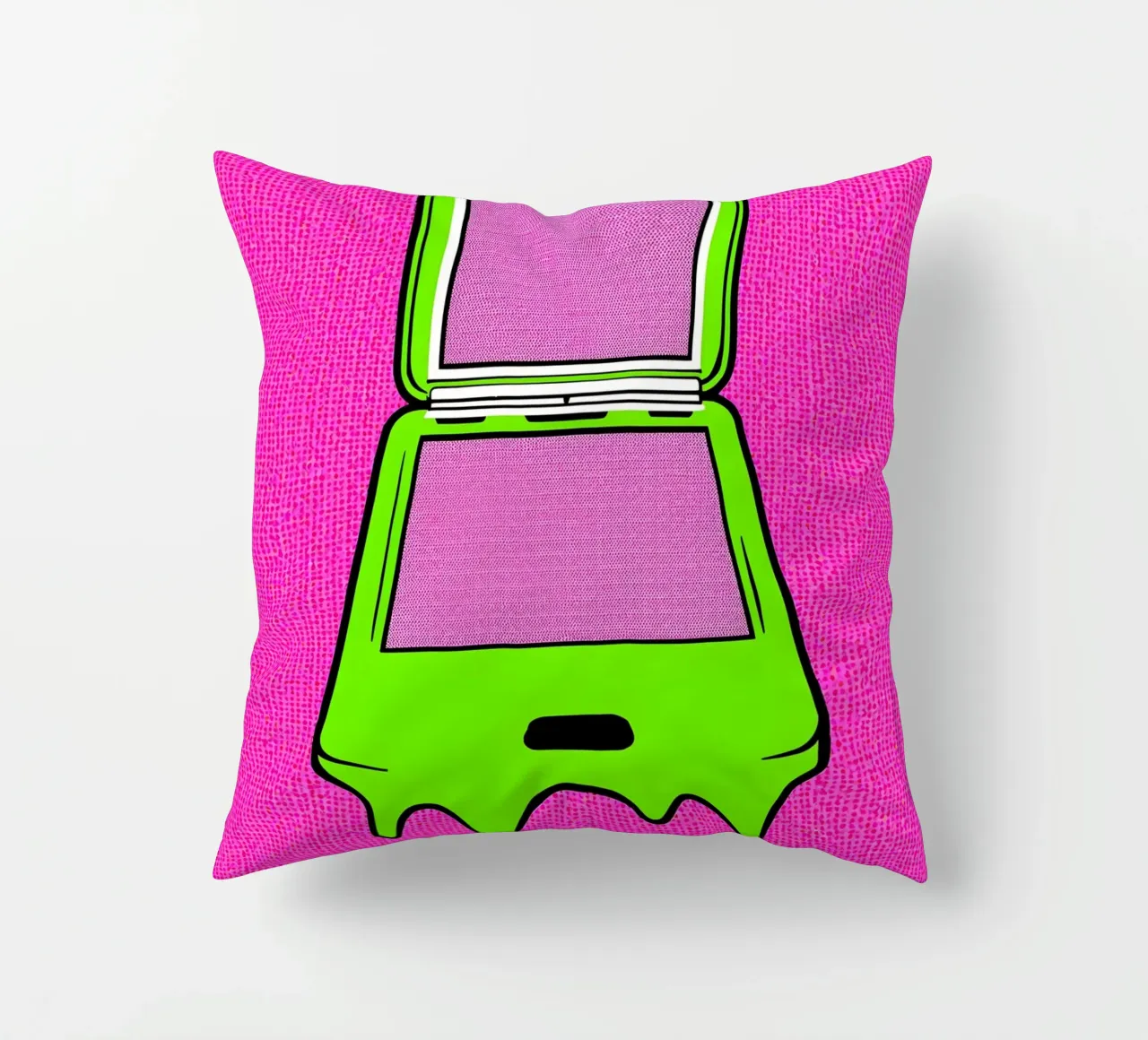 Flip Phone in fusione - Pop Art cuscino da ColorCrash Gallery