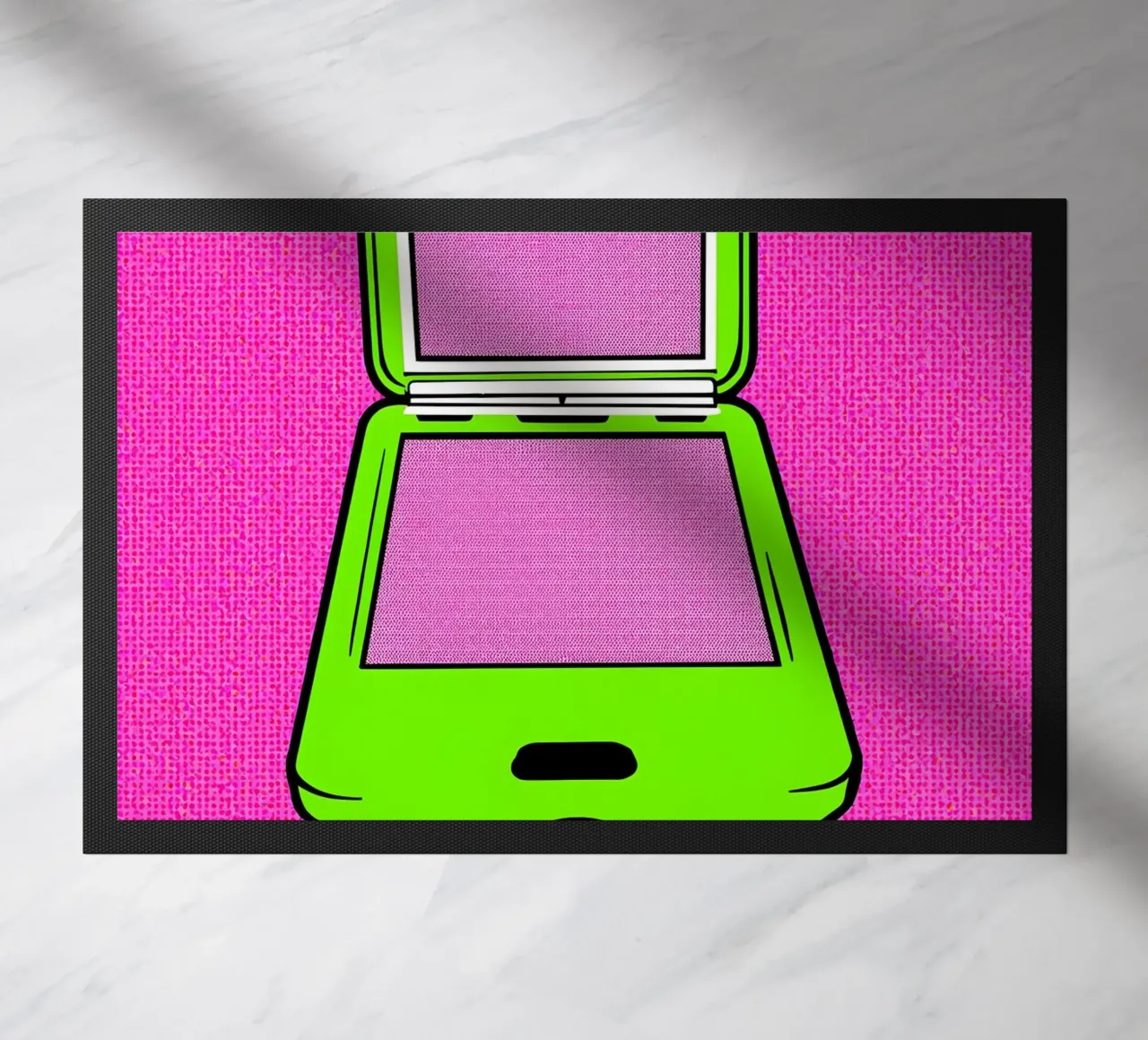 Flip Phone in fusione - Pop Art zerbino da ColorCrash Gallery
