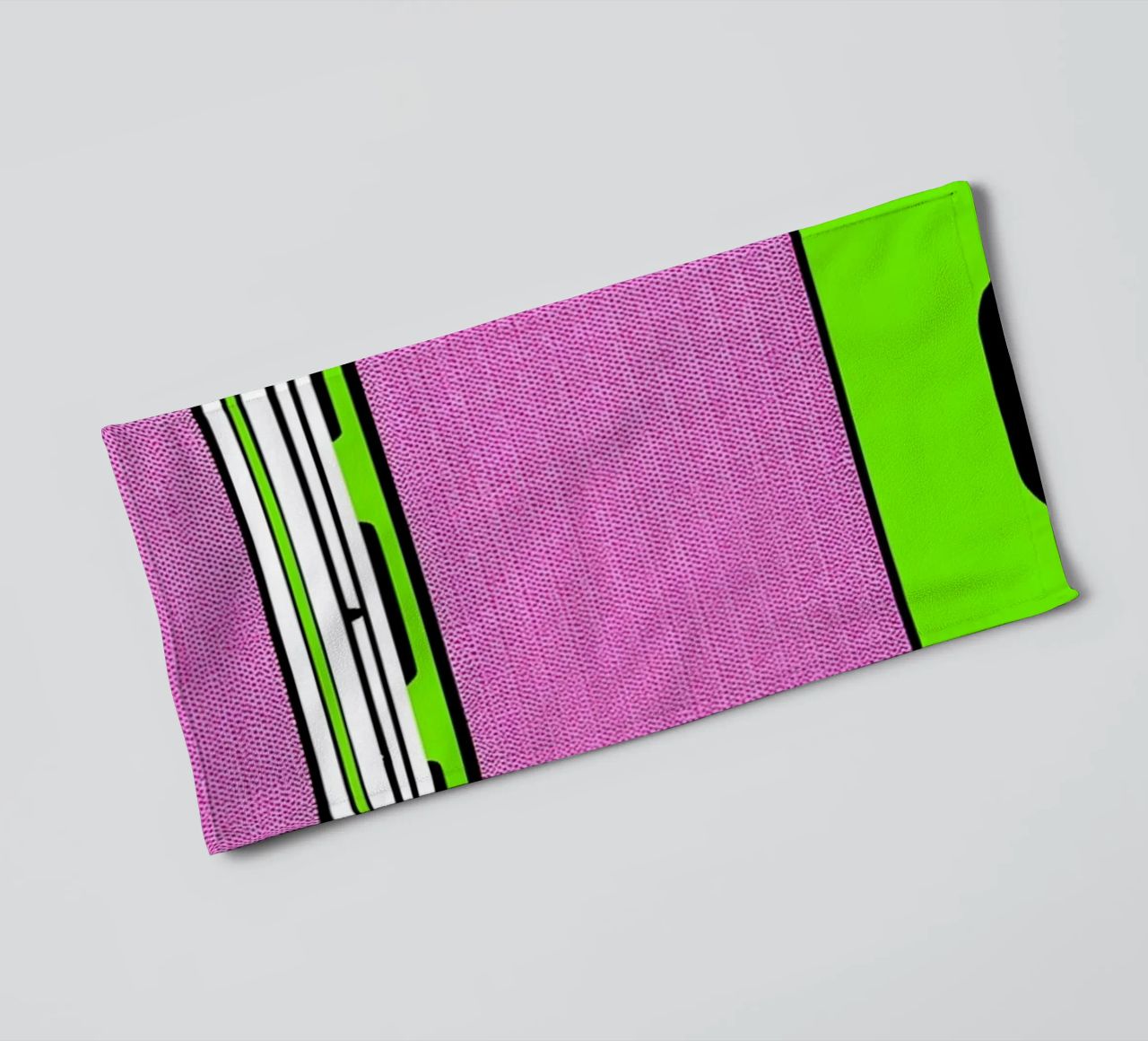 Flip Phone in fusione - Pop Art asciugamano da bagno da ColorCrash Gallery