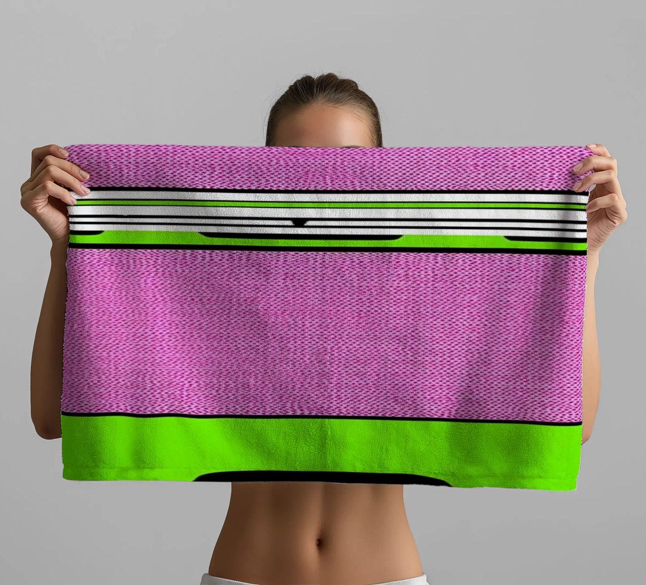 Flip Phone in fusione - Pop Art asciugamano da bagno da ColorCrash Gallery