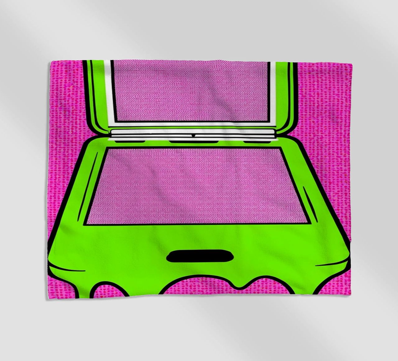 Flip Phone in fusione - Pop Art telo mare da ColorCrash Gallery