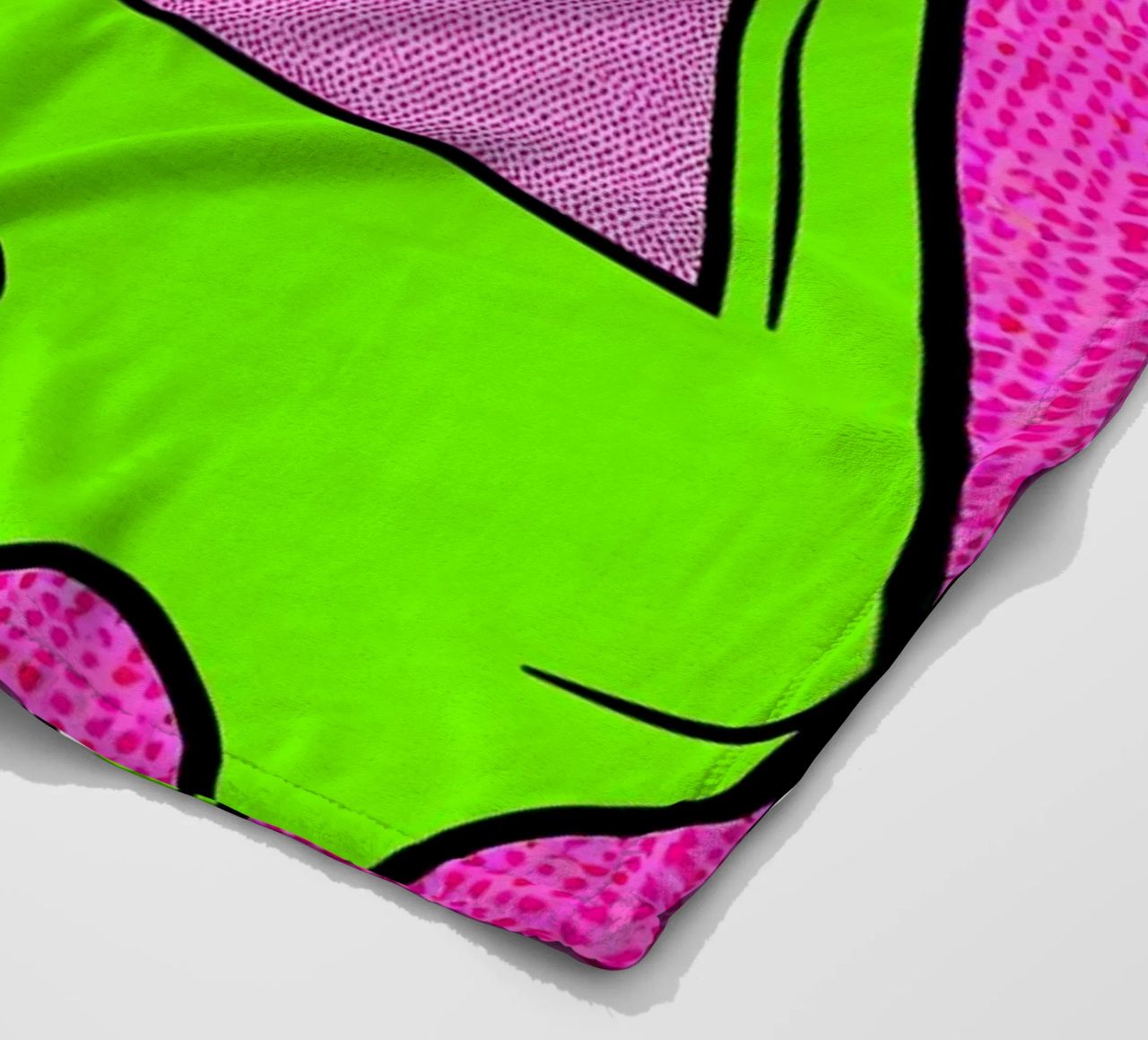 Flip Phone in fusione - Pop Art coperta in pile da ColorCrash Gallery
