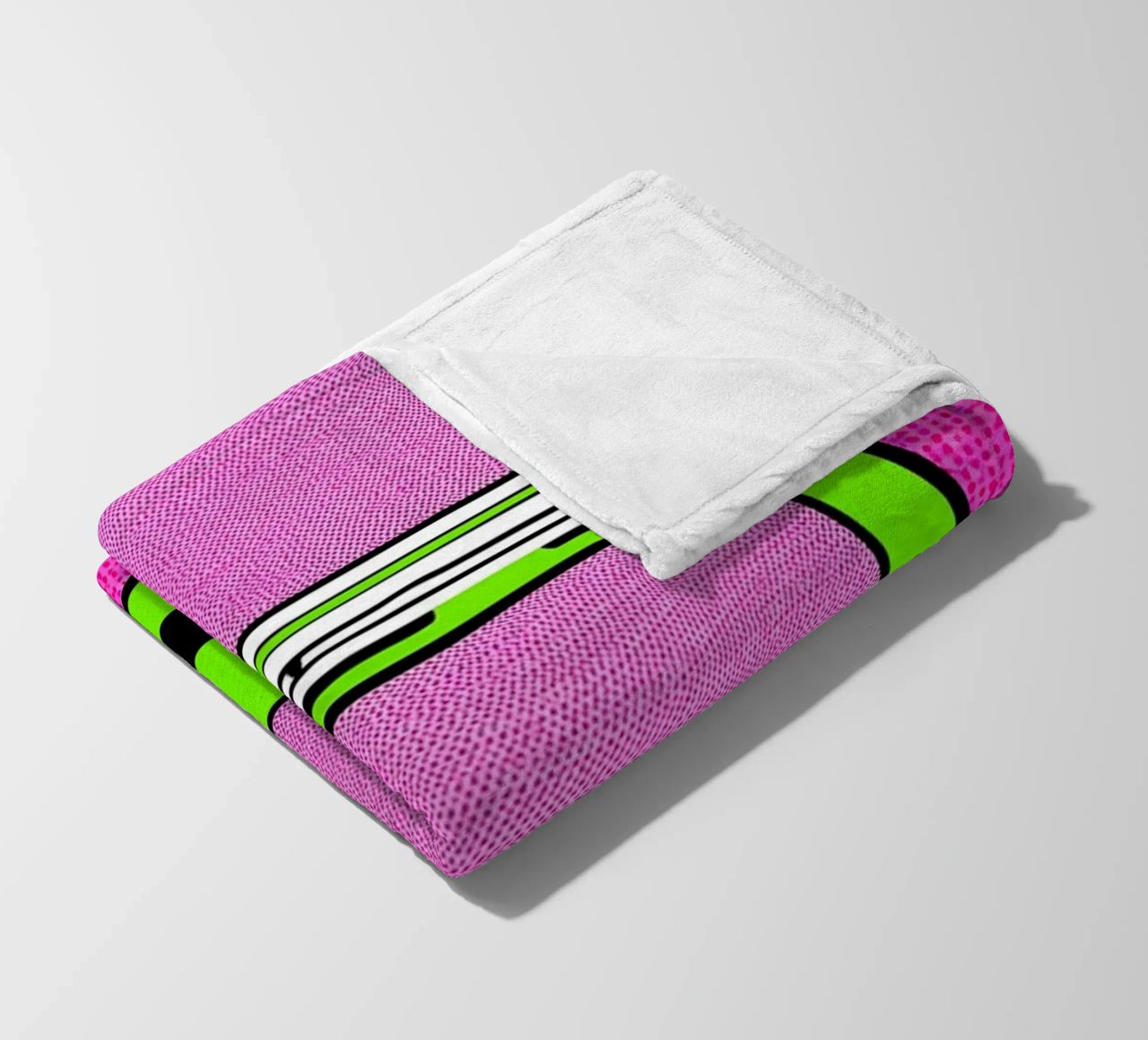 Flip Phone in fusione - Pop Art coperta in pile da ColorCrash Gallery