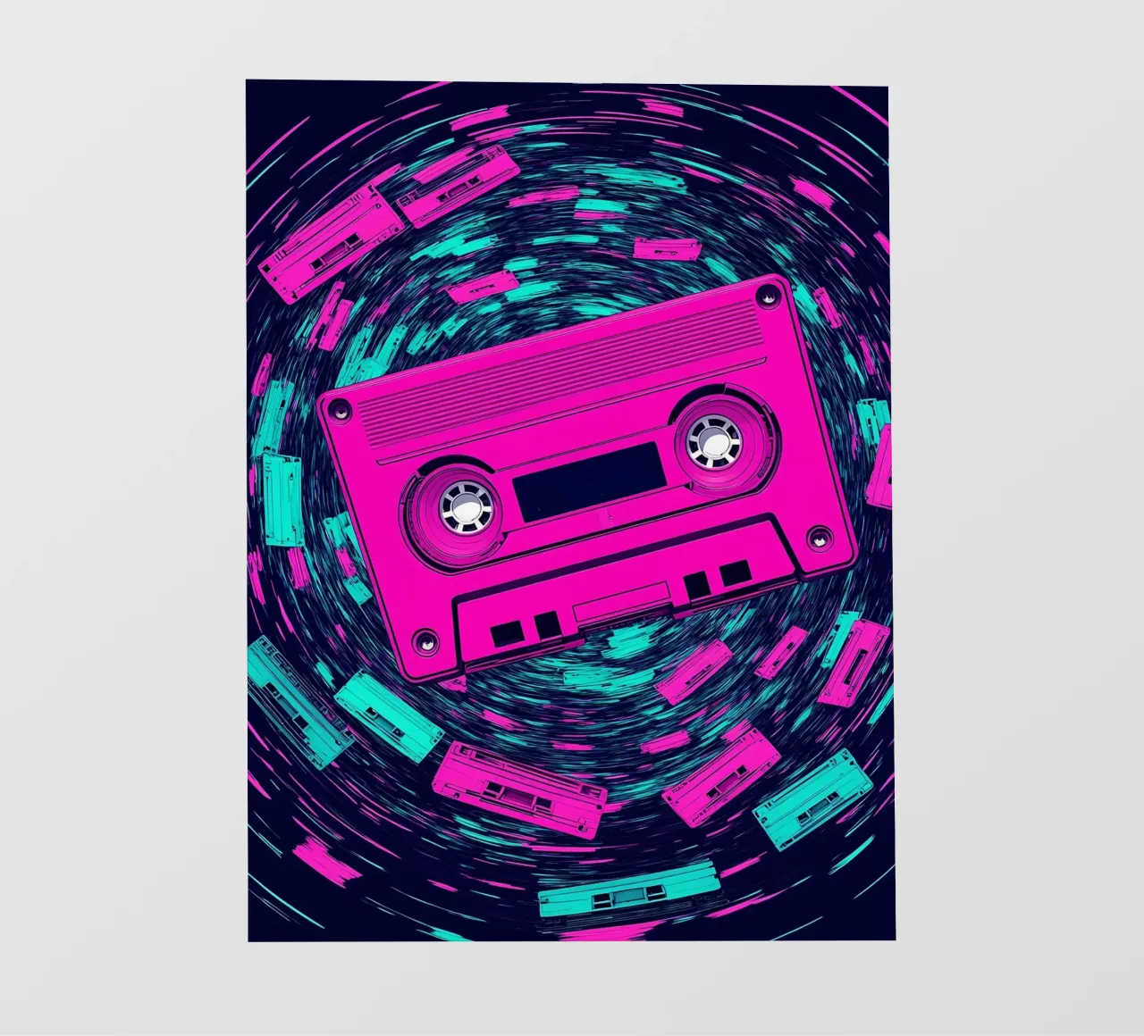 Nastro a cassetta - Pop Art telo in pvc da ColorCrash Gallery