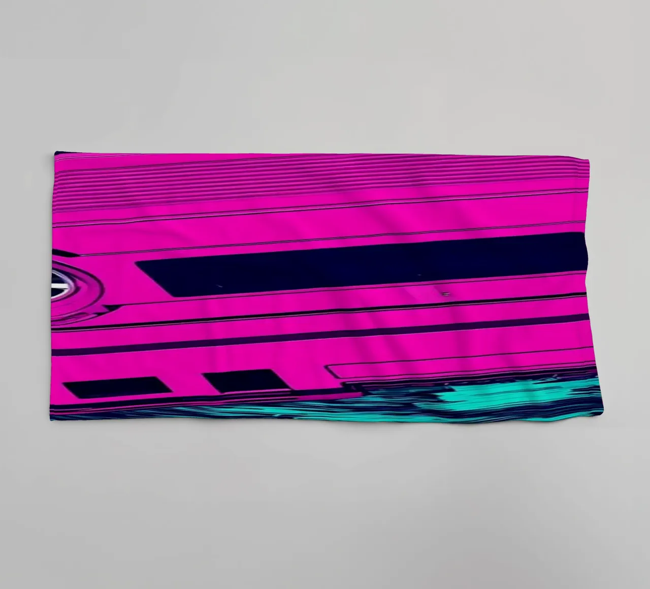 Nastro a cassetta - Pop Art asciugamano da bagno da ColorCrash Gallery