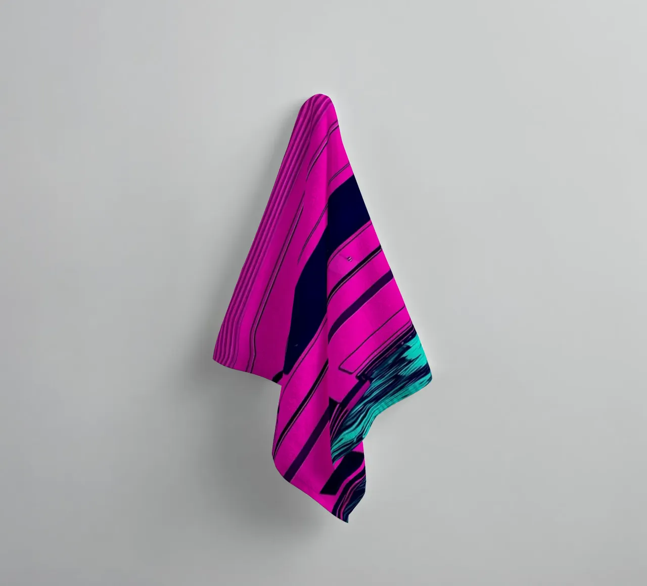 Nastro a cassetta - Pop Art asciugamano da bagno da ColorCrash Gallery
