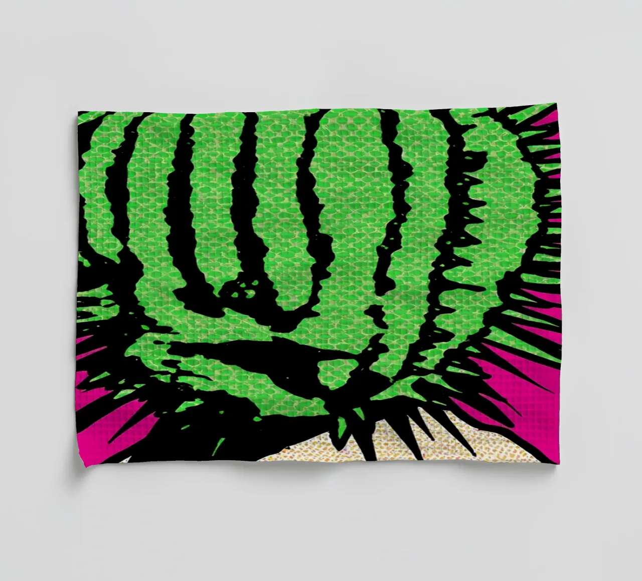 Faccia di cactus - Pop Art canovaccio da cucina da ColorCrash Gallery