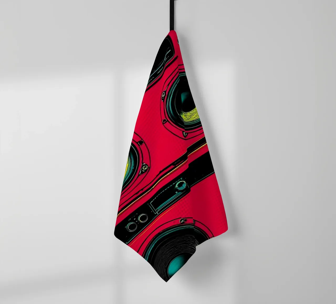 Boombox - Pop Art canovaccio da cucina da ColorCrash Gallery