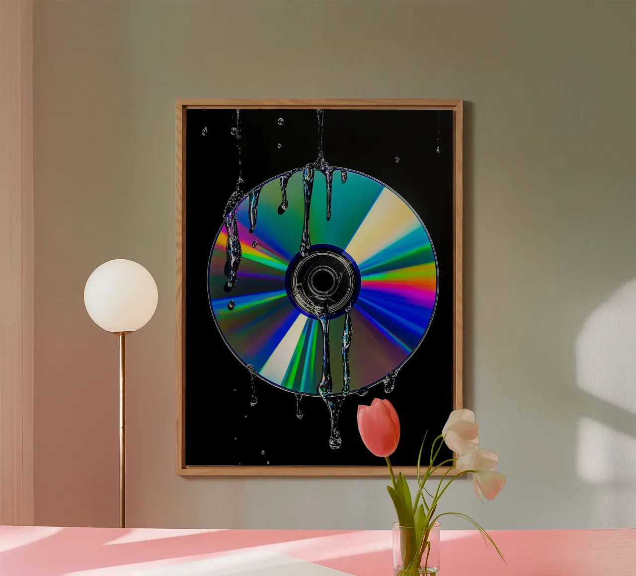 cd - Pop Art alu-dibond by ColorCrash Gallery