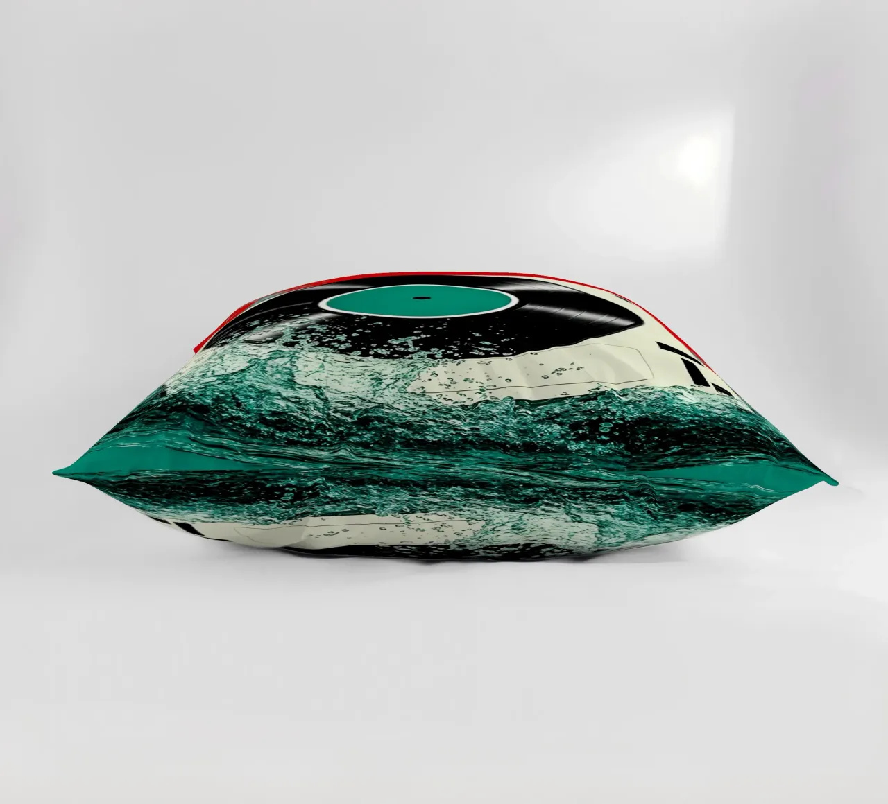 Disco in vinile - Pop Art cuscino da ColorCrash Gallery
