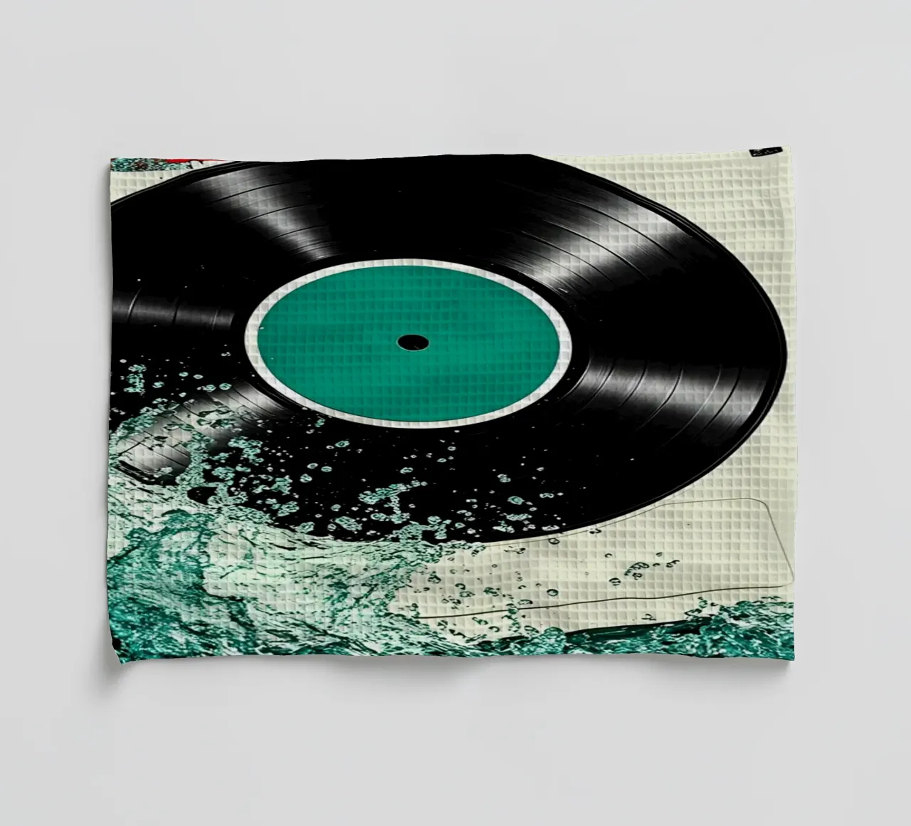 Disco in vinile - Pop Art canovaccio da cucina da ColorCrash Gallery