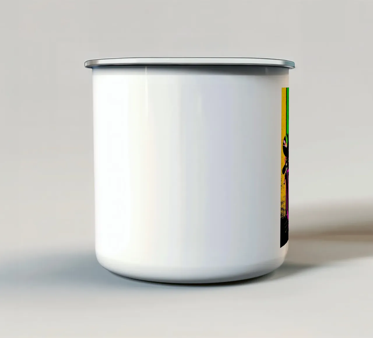 Bicicletta - Pop Art tazza in smalto da ColorCrash Gallery