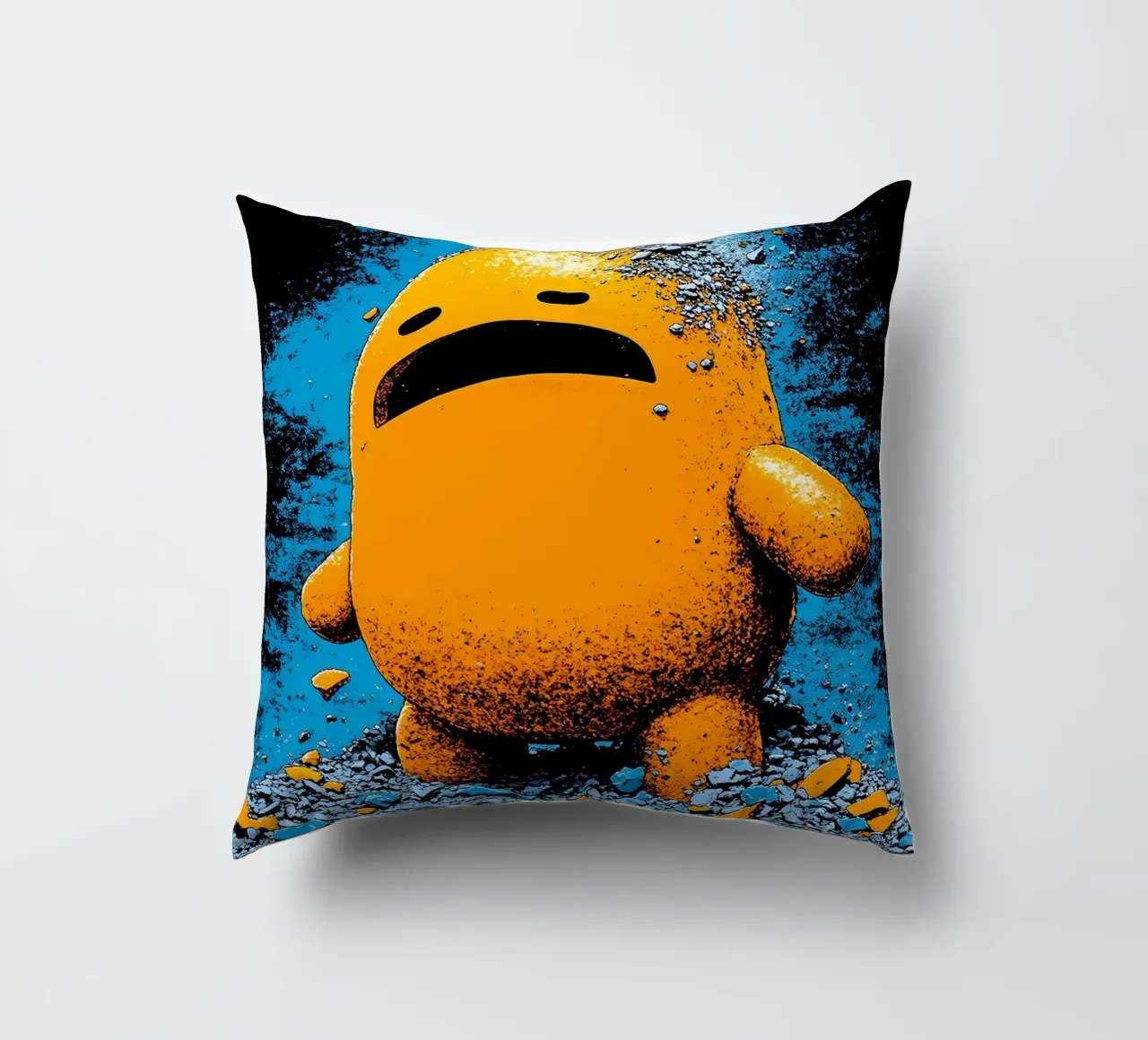 Sgretolamento - Pop Art cuscino da ColorCrash Gallery