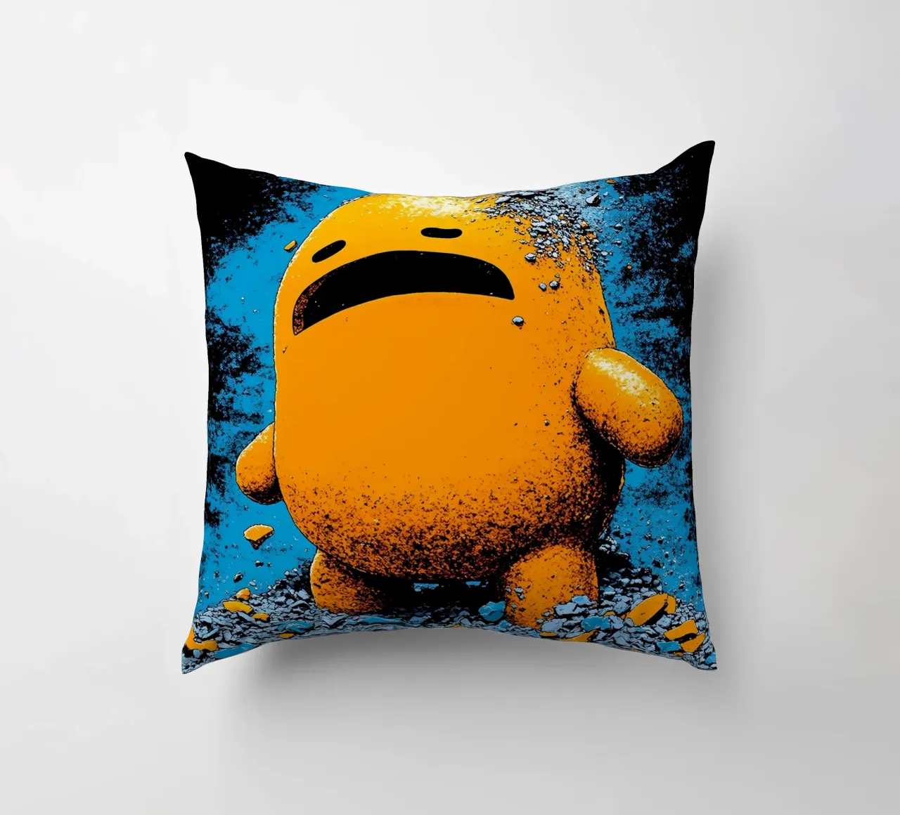 Sgretolamento - Pop Art cuscino da ColorCrash Gallery