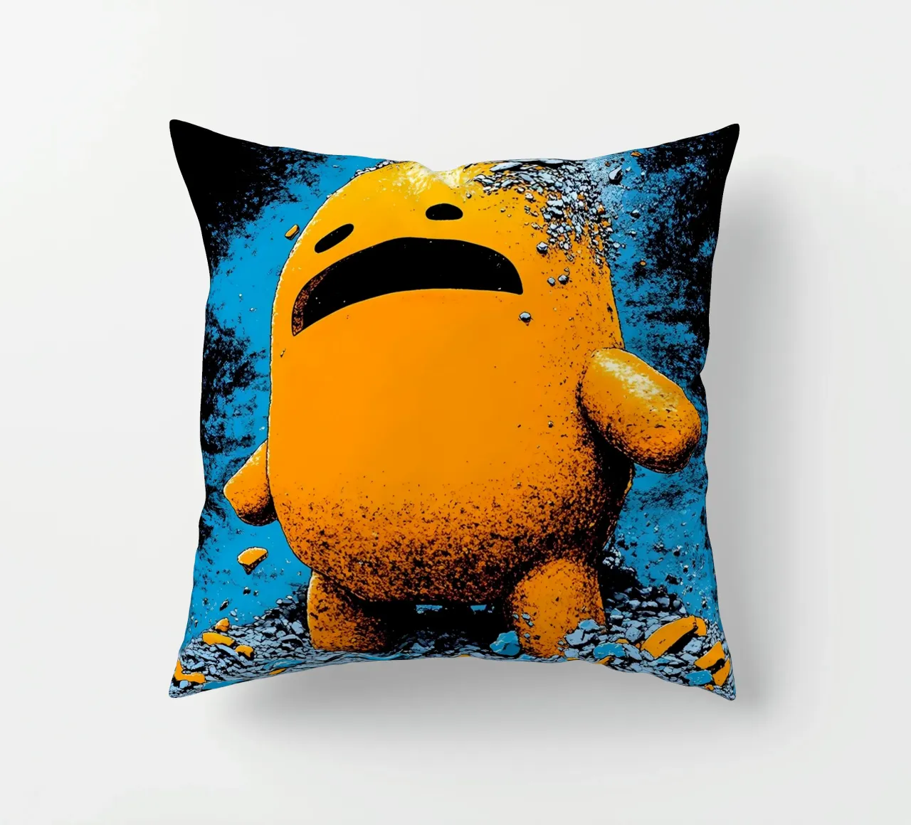 Sgretolamento - Pop Art cuscino da ColorCrash Gallery