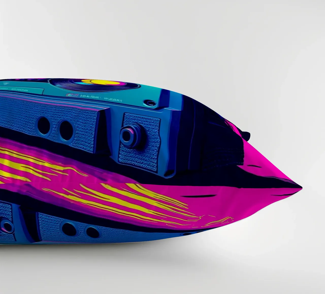 Nastro a cassetta - Pop Art cuscino da ColorCrash Gallery