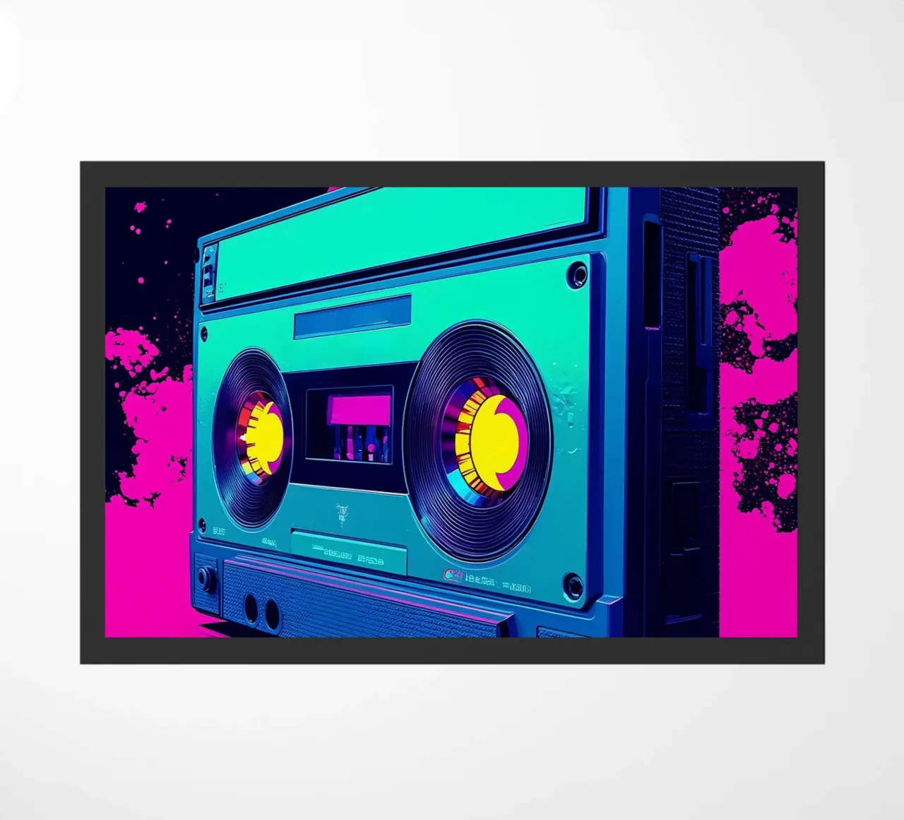 Nastro a cassetta - Pop Art zerbino da ColorCrash Gallery