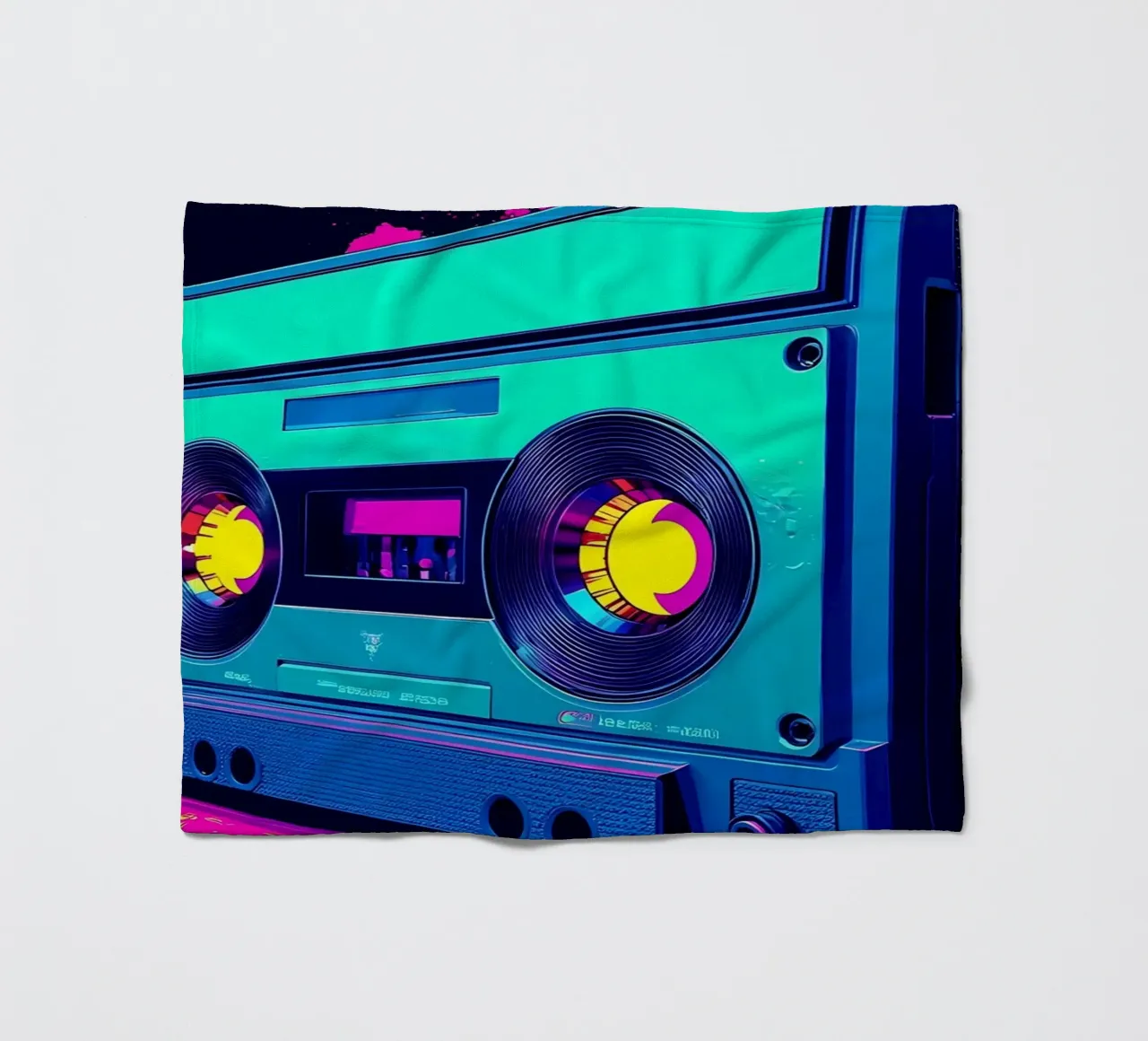 Nastro a cassetta - Pop Art coperta in pile da ColorCrash Gallery