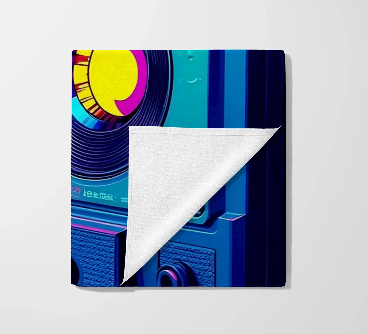 Nastro a cassetta - Pop Art telo mare da ColorCrash Gallery
