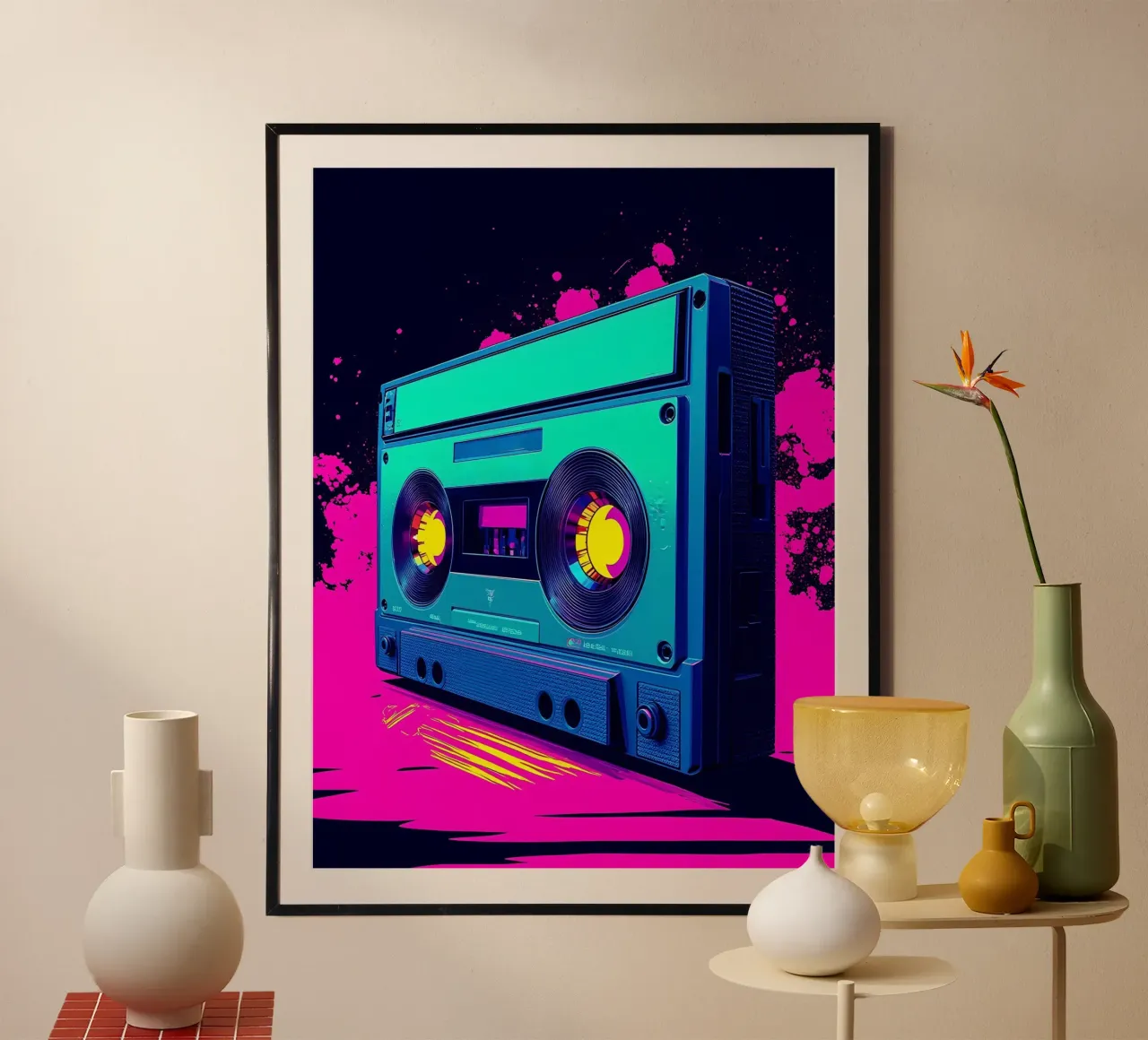 Nastro a cassetta - Pop Art carta hahnemühle da ColorCrash Gallery