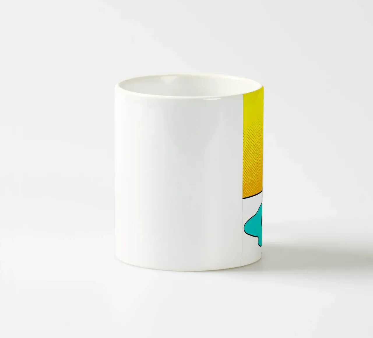 Telefono - Pop Art tazza in ceramica da ColorCrash Gallery