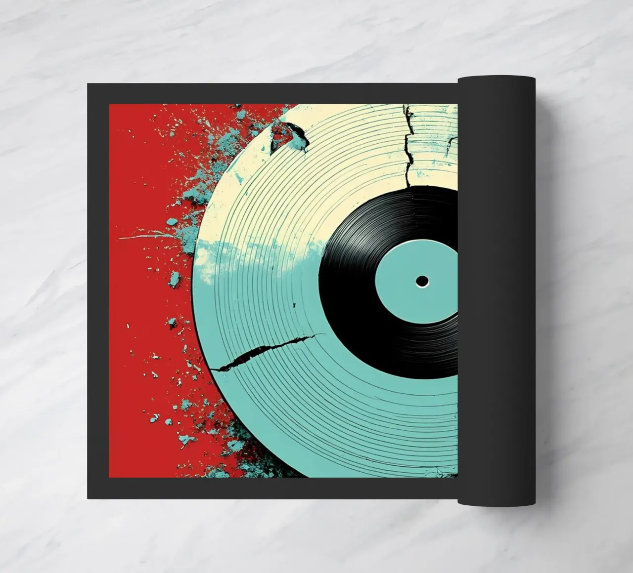 Disco in vinile - Pop Art zerbino da ColorCrash Gallery