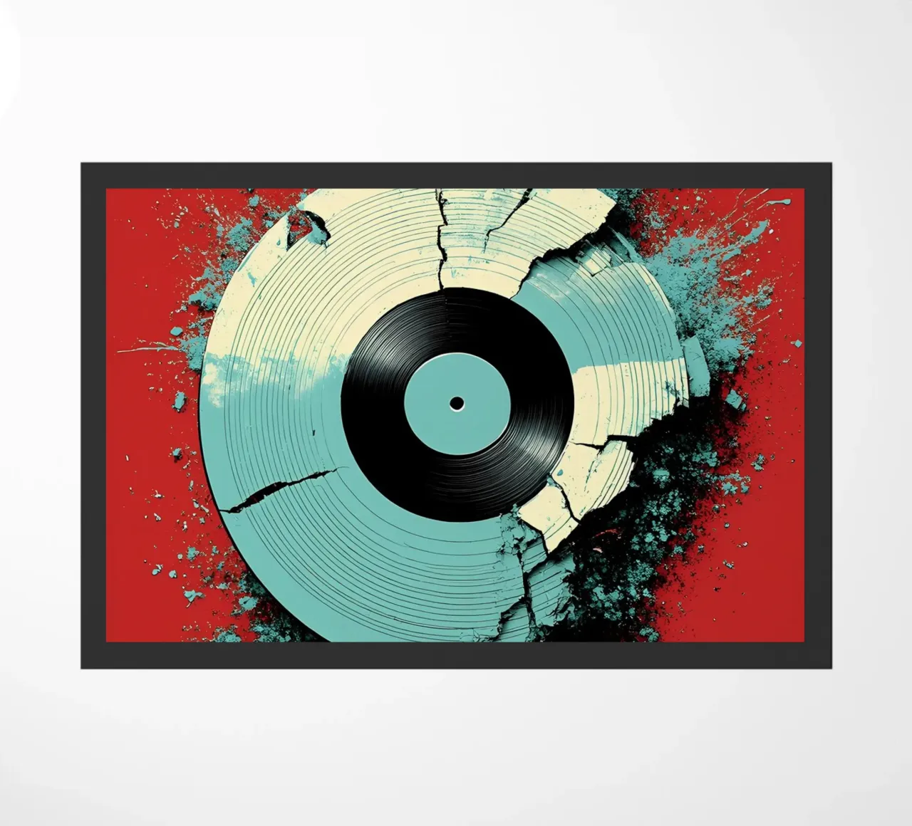 Disco in vinile - Pop Art zerbino da ColorCrash Gallery
