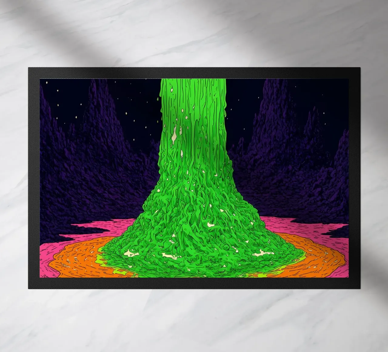 Lava verde - Pop Art zerbino da ColorCrash Gallery