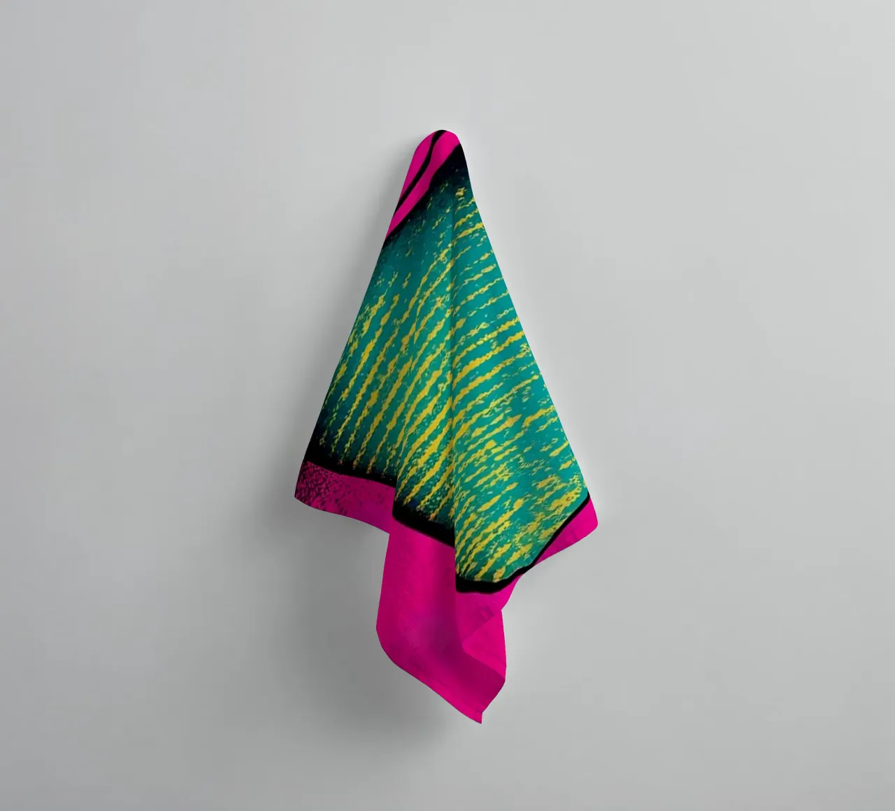 Telefon - Pop Art Handtuch von ColorCrash Gallery