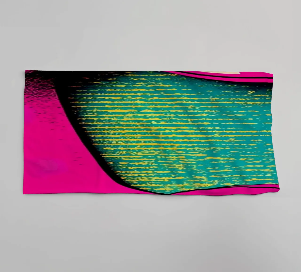 Telefon - Pop Art Handtuch von ColorCrash Gallery