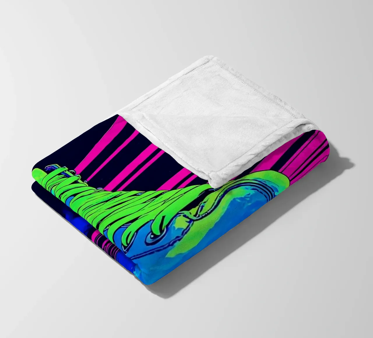 Pattini a rotelle - Pop Art coperta in pile da ColorCrash Gallery