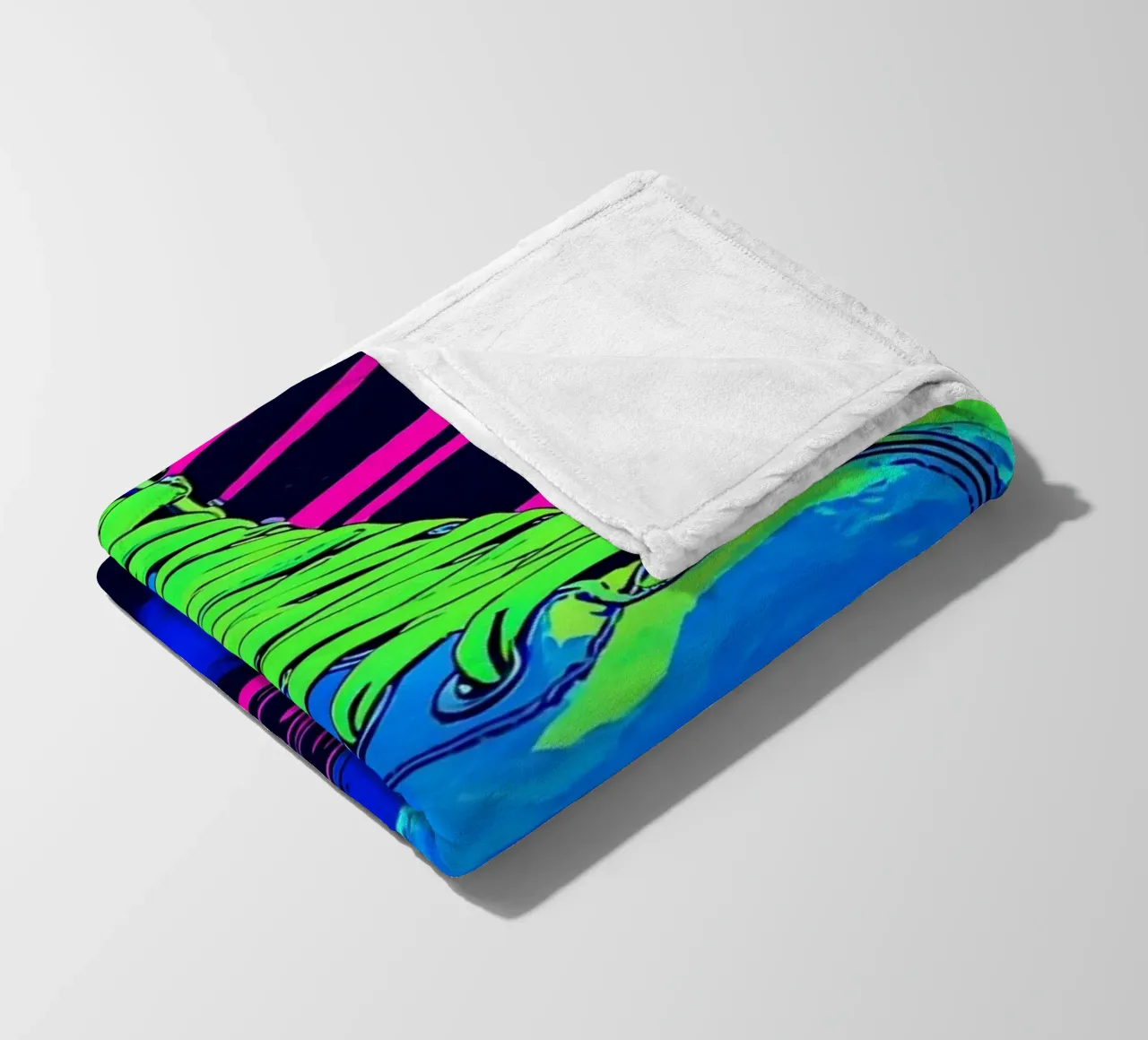 Pattini a rotelle - Pop Art coperta in pile da ColorCrash Gallery
