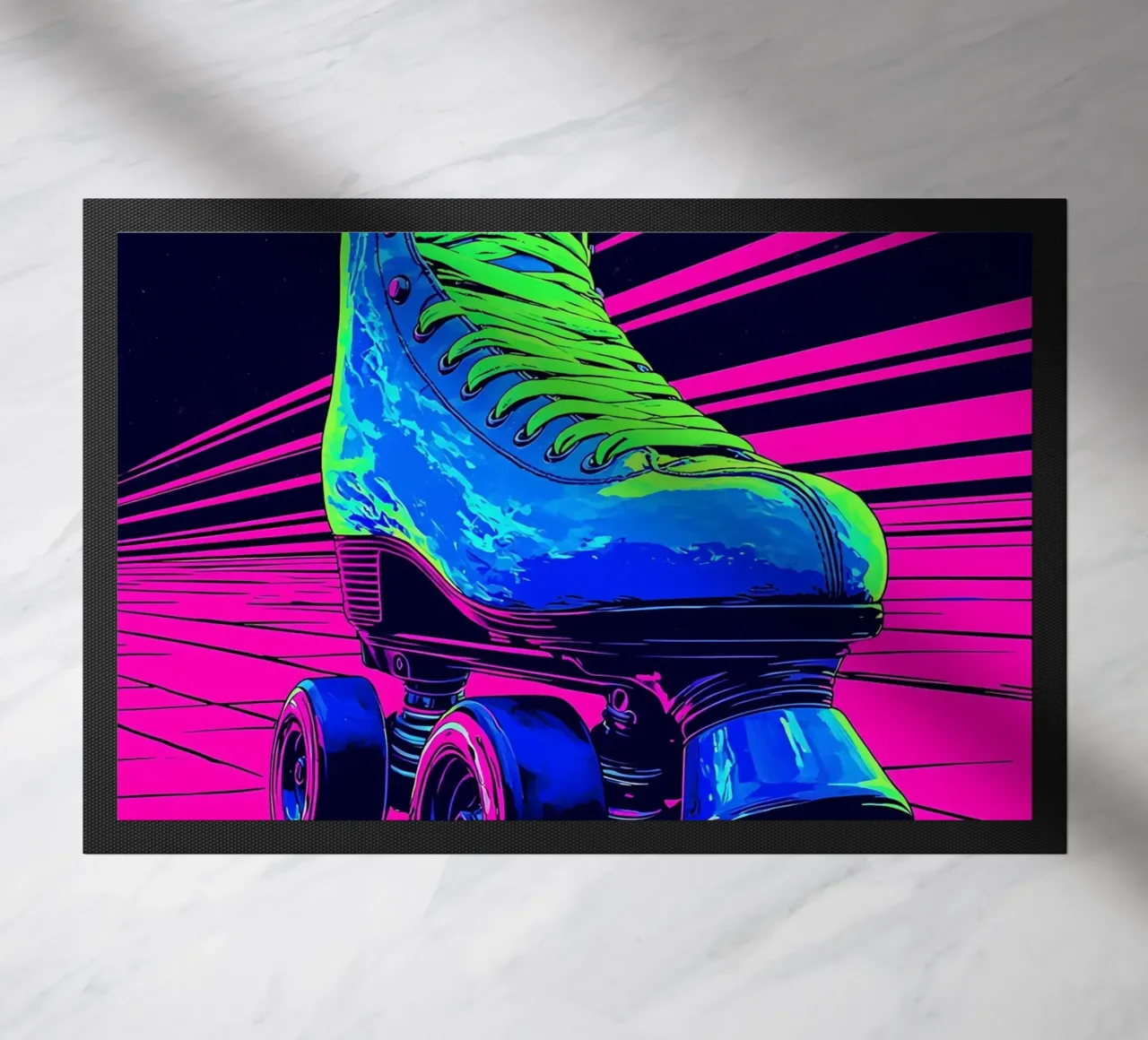 Pattini a rotelle - Pop Art zerbino da ColorCrash Gallery