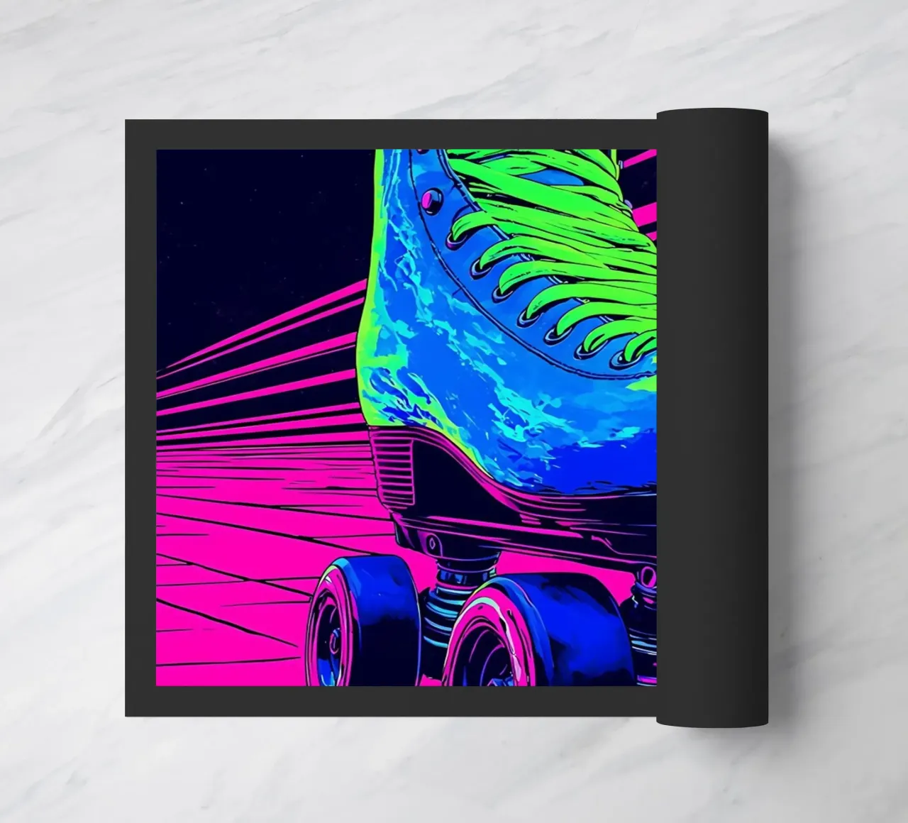Pattini a rotelle - Pop Art zerbino da ColorCrash Gallery