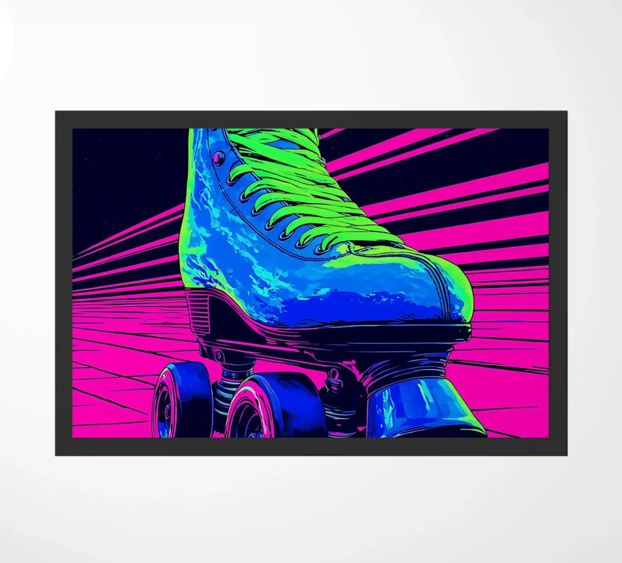 Pattini a rotelle - Pop Art zerbino da ColorCrash Gallery